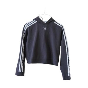 Adidas Black Hoodie with White Logo